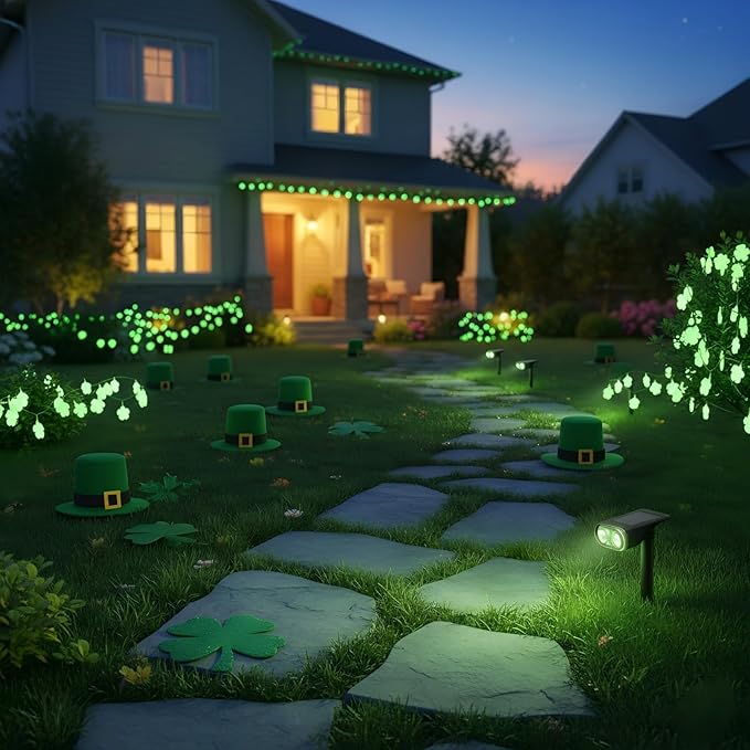 Linkind Solar Lights Outdoor Waterproof IP65, StarRay RGB Solar Spot Lights Outdoor, Color Changing Outdoor Solar | Lumora