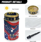 Solar Lights Outdoor,Eagle American Flag Waterproof Solar Pathway Lights, Auto On/Off Solar Garden Lights for Your | Lumora