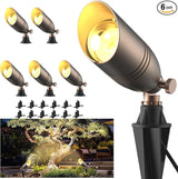 ZONEGRACE Solid Brass 12V Low Voltage Landscape Lighting,Heavy-Duty Waterproof Outdoor LED Spotlights Fixtures with | Lumora
