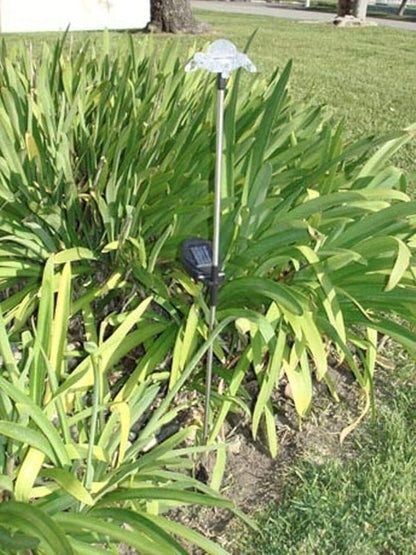 Outdoor Garden Set of 2 Pieces Solar Powered Garden Yard Stake (Color Change abilities) LED Light (Turtle)…