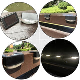 Lurrose Outdoor Led Stair Lights 4 Pack Solar Stair Lamps for Pathway Garden Yard Landscape Waterproof Solar | Lumora