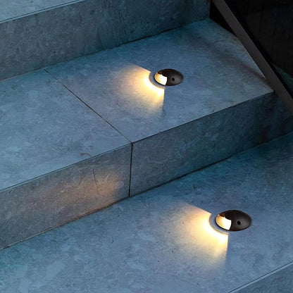 Well Lights Low Voltage Landscape Lighting Outdoor In Ground Lights for Driveway,Path,Paver,LED 2W AC/DC 12V 24V Warm White Waterproof IP67 Aluminium Single Side Lighting for Floor,Stair,1PACK