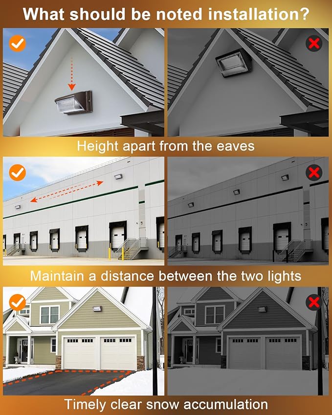 ledmo LED Wall Pack Light Size Update Dusk to Dawn Lighting 120W Outdoor Security Flood Lighting 5000K Commercial | Lumora