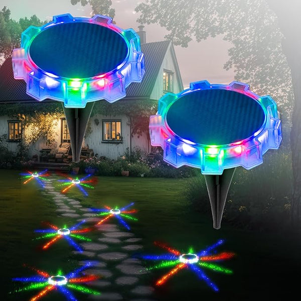 Leadleds Solar Ground Lights, Outdoor Waterproof Landscape Lights for Patio, Yard, Pathway, Walkway and Driveway | Lumora