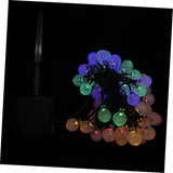 VILLCASE 1 Set LED Solar String Lights Bubble Beads Patio Decor Saving Outdoor Fairy Lights for Garden Courtyard | Lumora