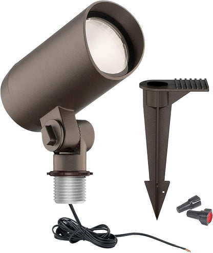 WAC Limited Landscape Lighting 12V Accent and Spot Light 60 Degree Wide Beam Angle with 5-CCT Selectable in Bronze