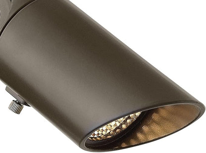 Hinkley Landscape Lighting 1536BZDN Down Light - MR16 LED Bulb Required, Downlighting Installations Only - Bronze + Clear Lens