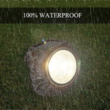 EiGreen Solar Garden Rock Lights Outdoor, 2 Pack 10 LED Waterproof Solar Powered Rock Light，Yard Landscaping | Lumora
