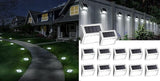 SOLPEX 24 Pack Solar Outdoor Lights,12 Pack Step Light,12 Pack Ground Light,Waterproof Solar Lights for | Lumora