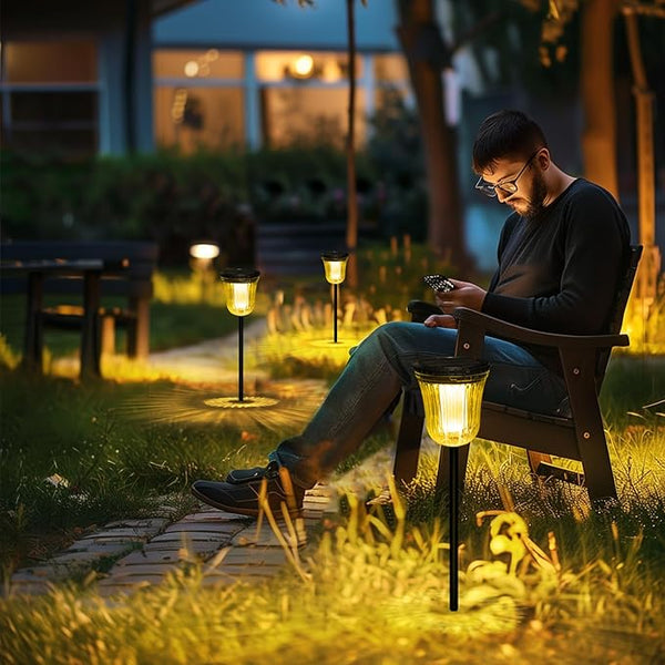 11 Pack Solar Lights for Outside, Super Bright Solar Pathway Lights Waterproof,Up to 14 Hrs Auto On/Off Garden | Lumora