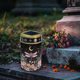 Poceacles Solar Lights Outdoor Cemetery Grave Decor, Solar Memorial Lights Solar Pillar - Garden Figurine Light | Lumora