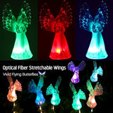 Qualife Solar Angel Lights Outdoor, Garden Gifts for Housewarming Mom Women,Solar Powered Decorative Lights for | Lumora