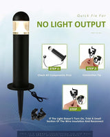 8 Pack Aluminum Low Voltage Landscape Pathway Lights Wired, Outdoor Modern 12V LED Bollard Lights for Driveway | Lumora