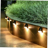 jojofuny Led Wall Lights for Outdoor Waterproof 4 Pack Solar Fence Lights Warm White Light for Garden Pathway | Lumora