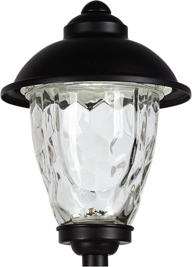 John Timberland Concord 18" High Country Traditional Outdoor Landscape Path Light Porch House Exterior Outside Low Voltage LED Bulb Weatherproof Black Finish Metal Clear Glass Shade Front Door