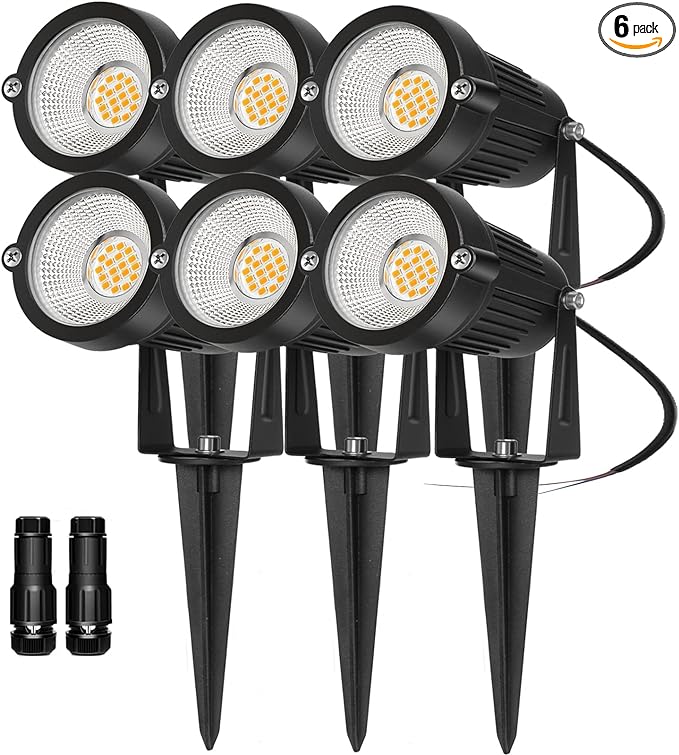 Low Voltage Landscape Lights Outdoor: 7W 700LM LED Landscape Lighting with Connectors for Tree Garden Yard Pathway | Lumora