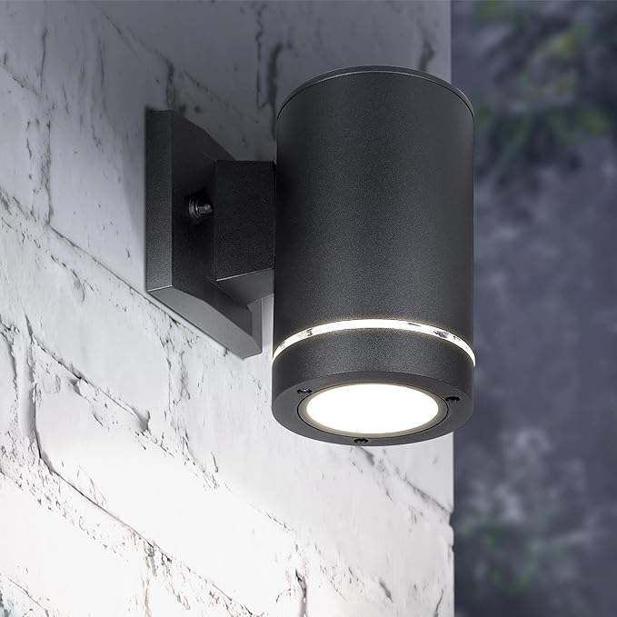 ASD 1 Light Outdoor Wall Light Fixture | 60W E26 Bulb Socket 120V ETL Cylinder Up Down Lights | | Lumora
