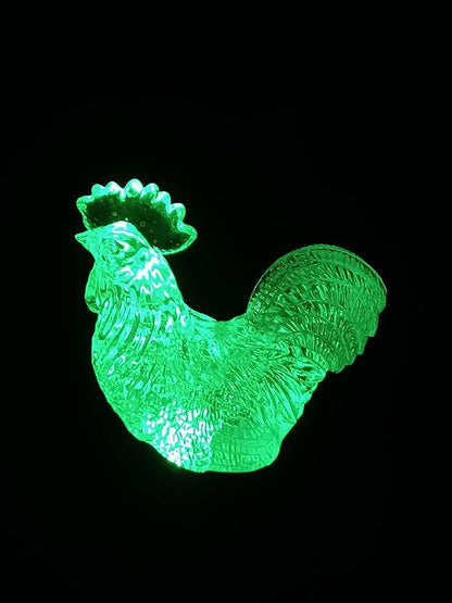 Starry Illuminate 3 PCS Solar Color Changing Style Garden Stake Light Pathway Stake Light (Rooster)