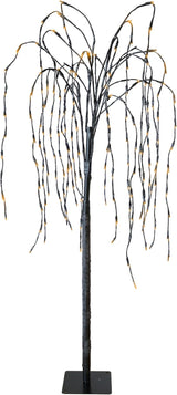 FUCHSUN 4.6 FT 200 LED Solar Lighted Willow Tree Outdoor, Light Up Weeping Willow Tree Garden Pathway Lights | Lumora