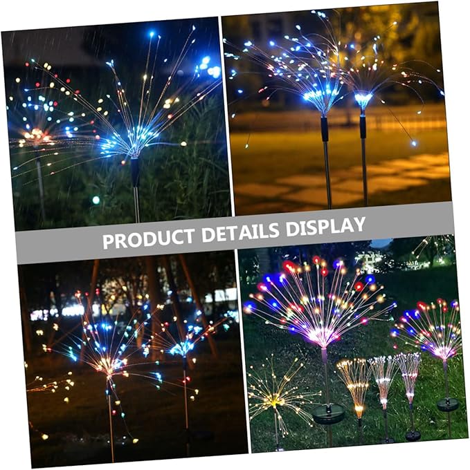 NUOBESTY 1set Christmas Solar Pathway Lights Lawn Lamp LEDs Modes Outdoor Decoration for Garden Party and Festive Events