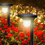 S NMT Solar Landscape Spotlight, 4 Pack IP65 Waterproof Outdoor Garden Solar Powered Pathway Light Motion Sensor | Lumora