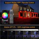 LED Deck Light Kit, 10pcs Φ1.77” WiFi Wireless Smart Phone Control Low Voltage Recessed RGBW Deck Lights with | Lumora