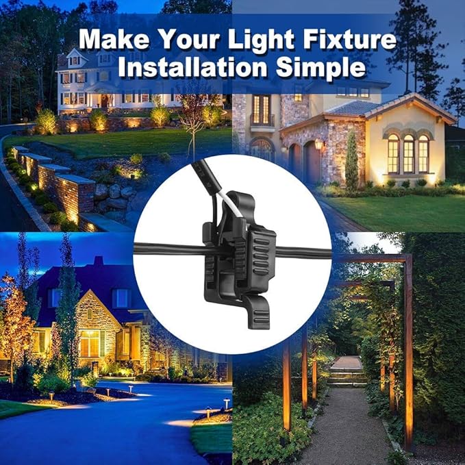 Landscape Light Connectors Low Voltage Wire Connectors 12-18 Gauge UL Listed Low - Outdoor Security Flood Light | Lumora