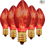 EST. LEE DISPLAY L D 1902 Indoor ＆ Outdoor String Light C7 Ceramic Christmas Steady Replacement Bulbs Halloween | Lumora