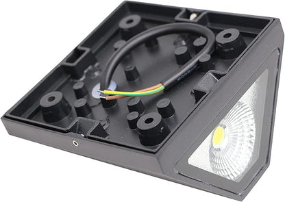 12W LED Outdoor External Wall Sconces Door Gate Light Waterproof Fixture lamp Black Warm White