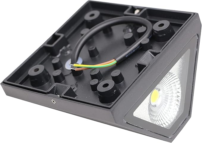 12W LED Outdoor External Wall Sconces Door Gate Light Waterproof Fixture lamp Black Pure White | Lumora