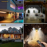 192Led Solar Powered Barn Light Solar Shed Light for Indoor and Outdoor 1000LM Dual Motion Sensor Solar Pendant | Lumora