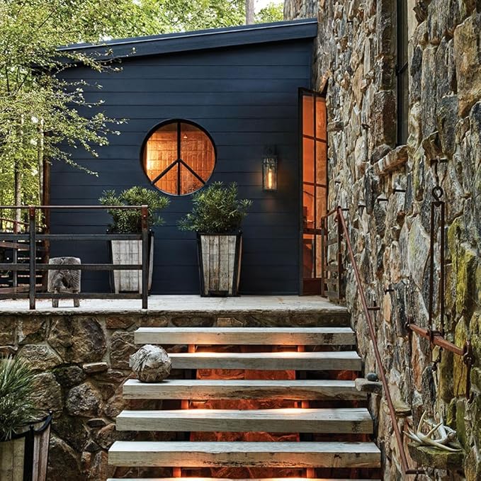 Hinkley Porter 2804OZ Medium Outdoor Wall Mount Lantern - Durable Aluminum Industrial + Arts and Crafts Style - Oil Rubbed Bronze