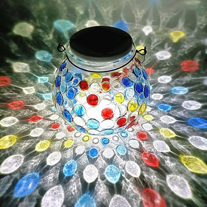 Garden Solar Lights Multi-Color Changing LED Flower Stake Light Decorative Landscape Lawn Yard Outdoor Lights Lamp Body Diameter 15mm/6inch Height 14cm/5.5inch