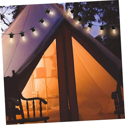 Veemoon 15m Outdoor Led String Lights Bulbs for Camping Garden Parties Christmas Decorations and More Us
