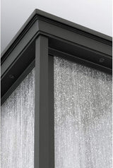 Progress Lighting Endicott Collection 1-Light Clear Seeded Glass Craftsman Outdoor Small Wall Lantern Light | Lumora
