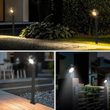 Solar Pathway Lights Outdoor, Brightest 300 lm 32 led Solar Garden Lights, Bright & Warm White LED Options | Lumora
