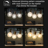 Achin 200FT Outdoor String Lights G40 Globe Patio Lights Waterproof Outdoor Hanging Lights with 104 Shatterproof | Lumora