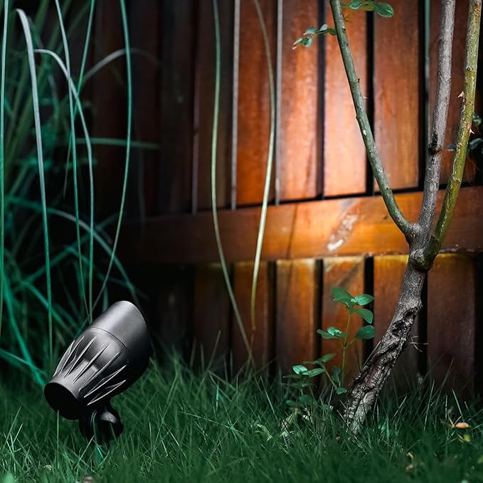 Malibu Landscape Lighting Outdoor 50W Spotlight Waterproof Halogen Floodlight Low Voltage Lights 380Lumen Warm | Lumora