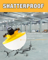 100FT Construction String Light 130W 16000Lm, 5000K Industrial Grade LED String Work - Outdoor Security Flood Light | Lumora
