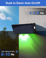 Fence Lights Solar Powered Outdoor Waterproof 3 Sided Wall LED Landscaping for Yard, Deck, Patio, Rail, Garage | Lumora
