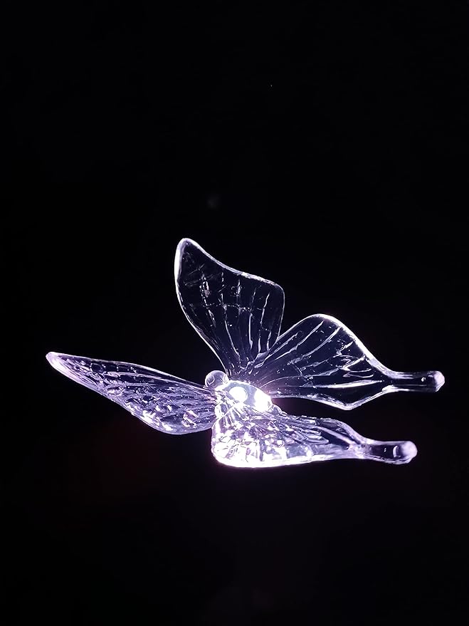 Starry Illuminate 3 PCS Solar Color Changing Style Garden Stake Light Pathway Stake Light (Butterfly) | Lumora