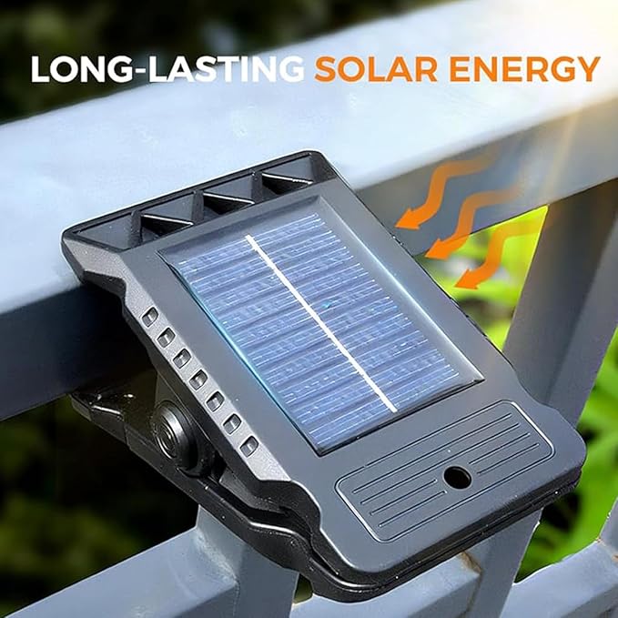 Solar Clip Light With Motion Sensor, 2026 new Clamp On Solar Lights For Camping Adjustable Clip On Led Light For Garden Multifunctional Clip Lamp For Garage, Emergency Led Light For Home (3PCS)