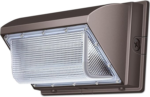 120W LED Wall Pack Lights, Extremely Bright Commercial Outdoor Wallpack, 5000K Daylight IP65 Waterproof Wall Light | Lumora