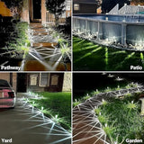 12 Pack Solar Pathway Lights Outdoor – Waterproof Warm White LED Landscape Lighting for Yard, Garden, Driveway | Lumora