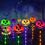 Homeleo Set of 6 Solar Pumpkin Pathway Lights for Halloween Decorations Outdoor, Color Changing Outdoor Lights | Lumora