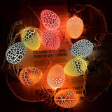 Egg Easter Lights Decorations, 10 Lights 8.5FT Multi Color Lights White Wire Pastel String Lights for Easter | Lumora