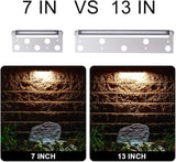 2W Retaing Wall Deck Step Light 7 Inch LED Hardscape Paver lamp, Warm White 2700K, 12V Low Voltage AC/DC, for | Lumora