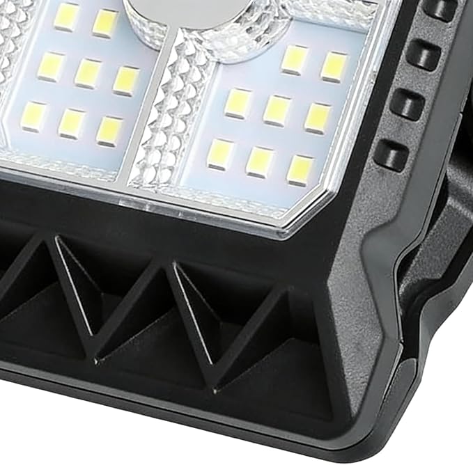 Solar Fence Lamp - Compact LED Outdoor Light with Motion Detection for Pathways | Weatherproof Fixture with Adjustable Modes & Energy Saving Design for Terrace Driveway Courtyard Garage Cabin