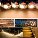 1W Low Voltage Led Mini Well Light Deck Floor Landscape Lighting Waterproof, Indoor Outdoor Stair Handrail Buried | Lumora