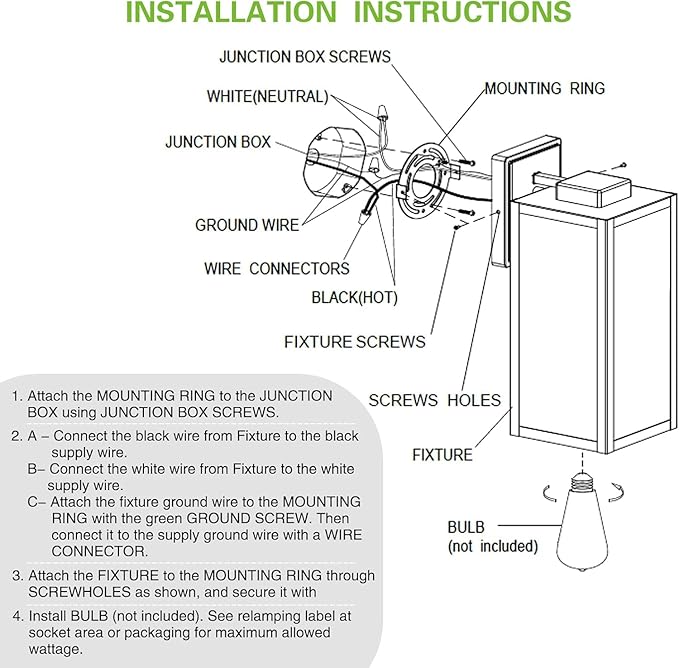 hykolity Large Size Outdoor Wall Lights,16 Inch Wall Lantern, Waterproof Exterior Wall Sconce, Anti-Rust Wall | Lumora